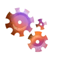 Eyes with sparkles