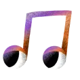 Eyes with sparkles